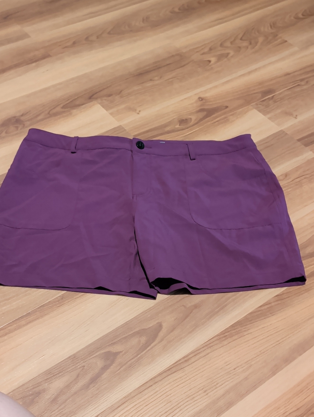 Reel Legends Women’s Purple Casual Shorts, Size XL
